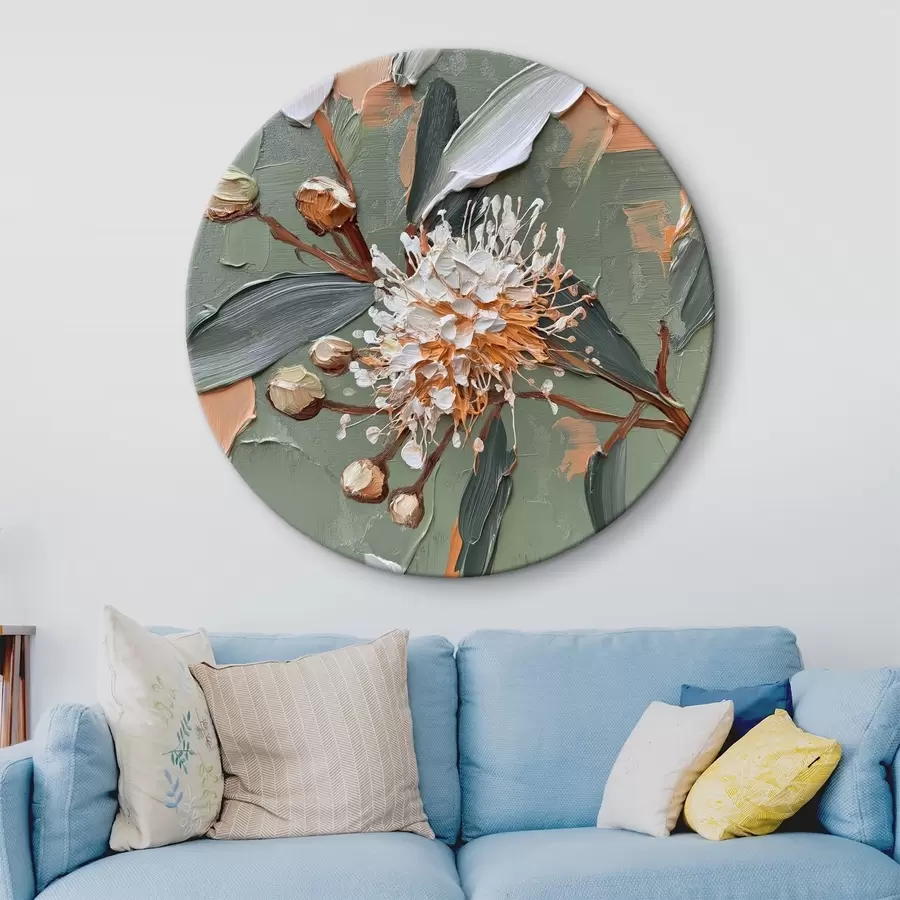 murales de pared Rama con flores r41155