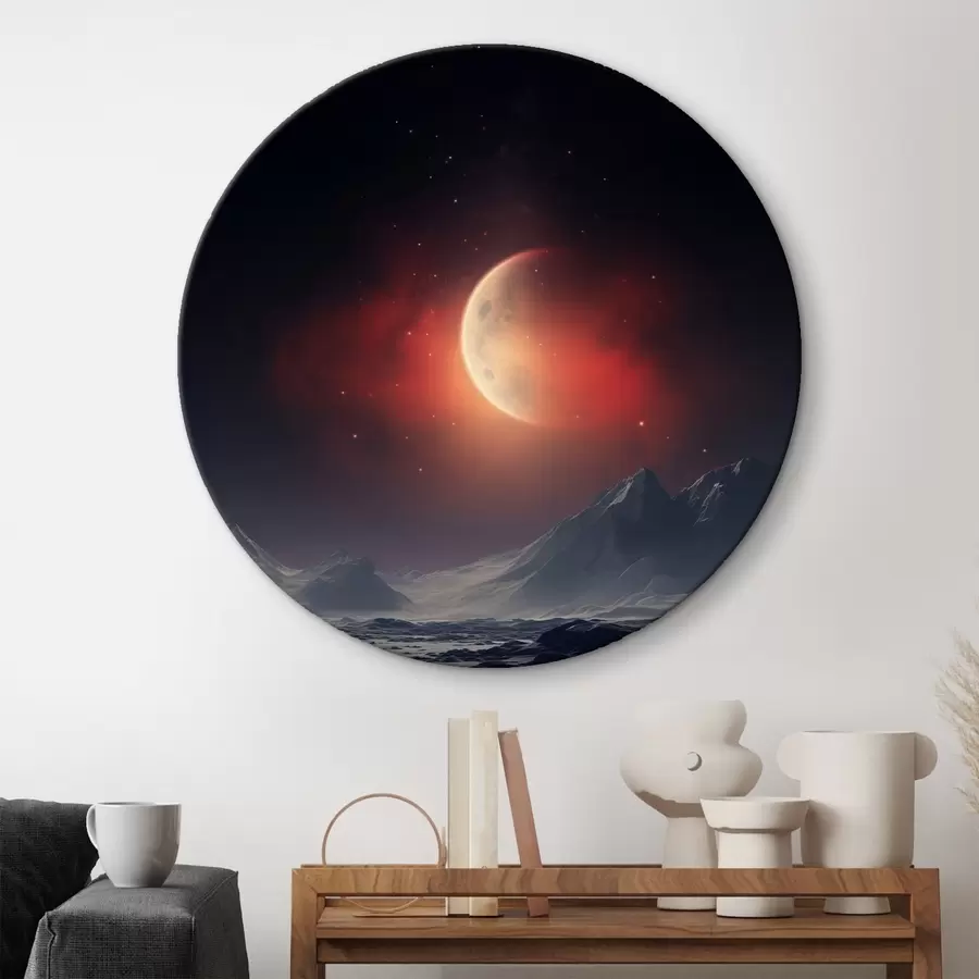 murales de pared Puesta de sol en Marte r41202