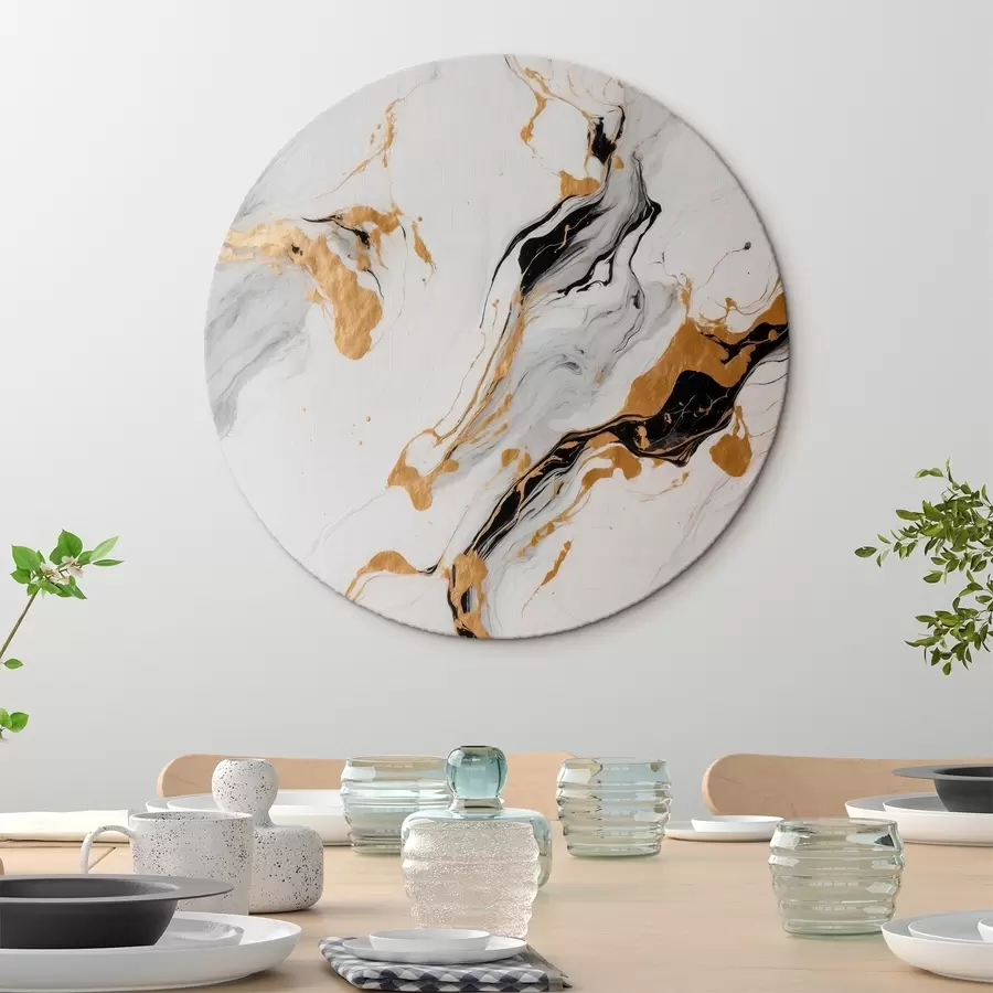 murales de pared Pintura abstracta sobre mármol r41291