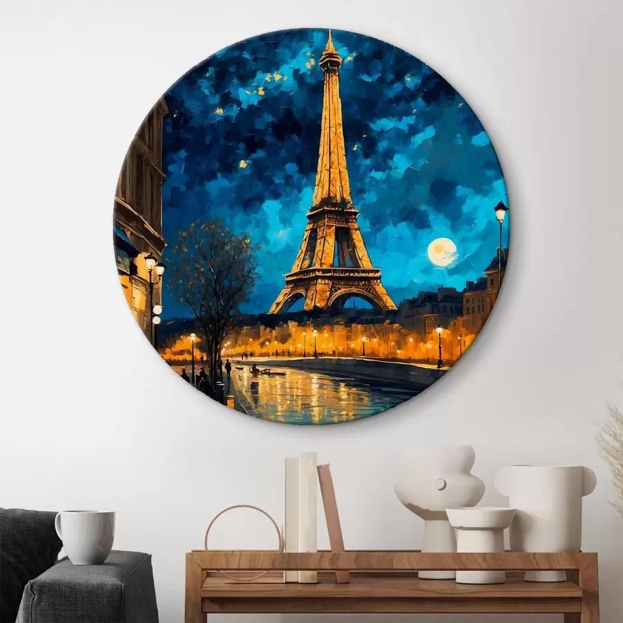 murales de pared París de noche r41302