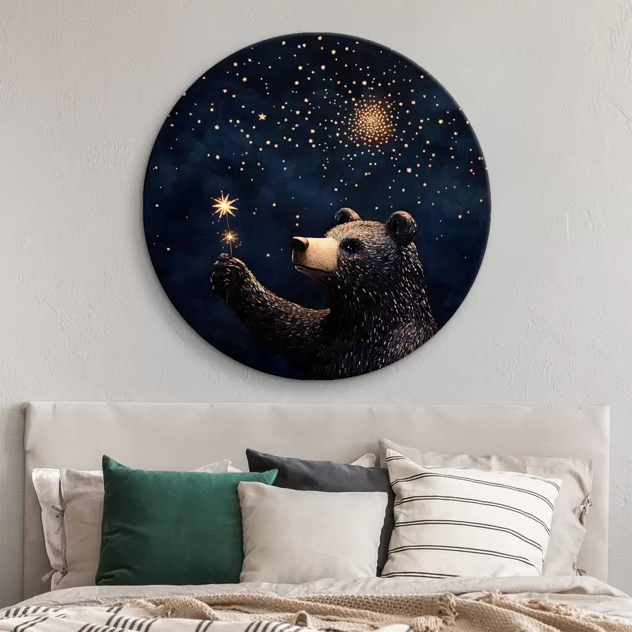 murales de pared Oso con chispero r41346
