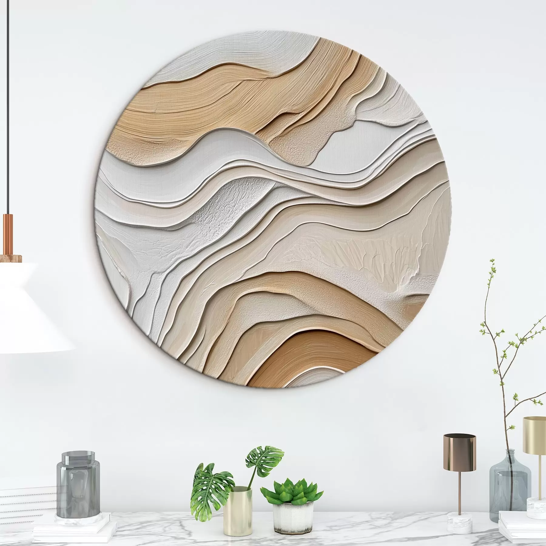 murales de pared Abstracción con imitación de textura r41350