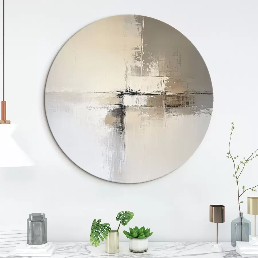 murales de pared Abstracción en tonos beige r41353