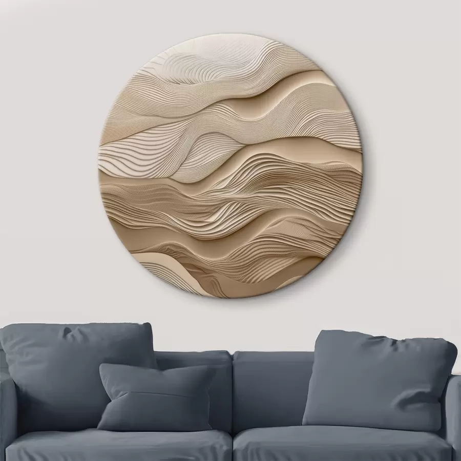 murales de pared Ondas abstractas con textura de imitación r41358