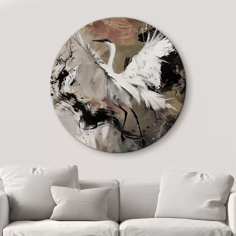 murales de pared Grúa japonesa r41397