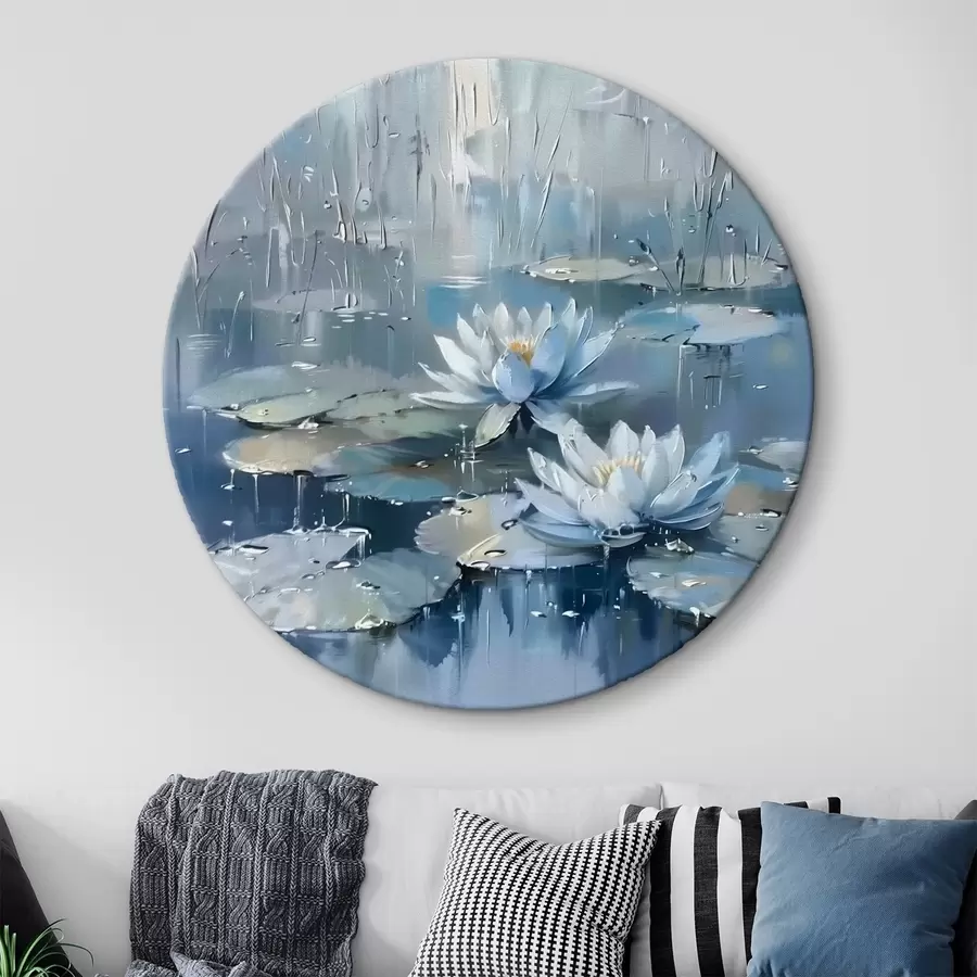 murales de pared Elegantes nenúfares r41399