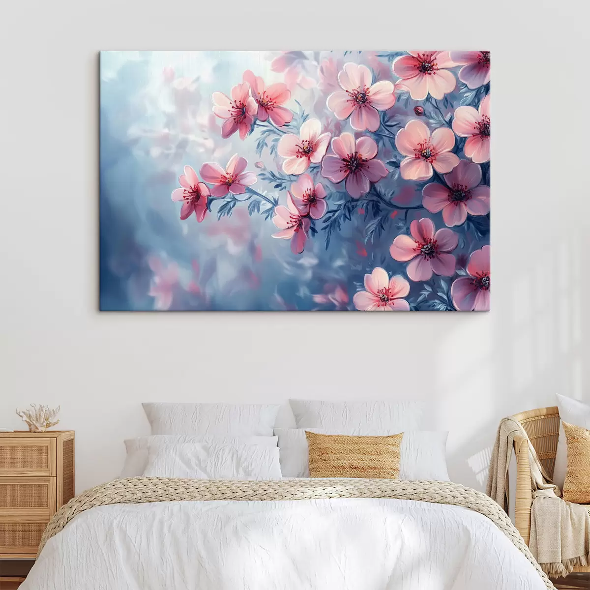 murales de pared Delicadas flores rosas s42322