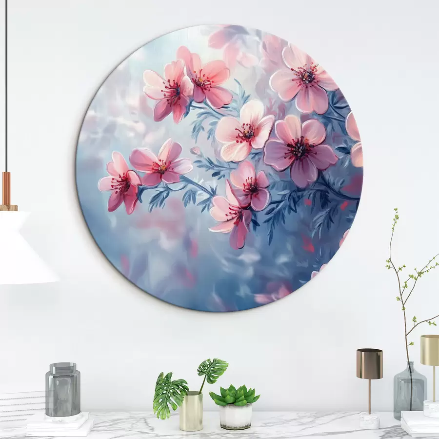 murales de pared Delicadas flores rosas r42322