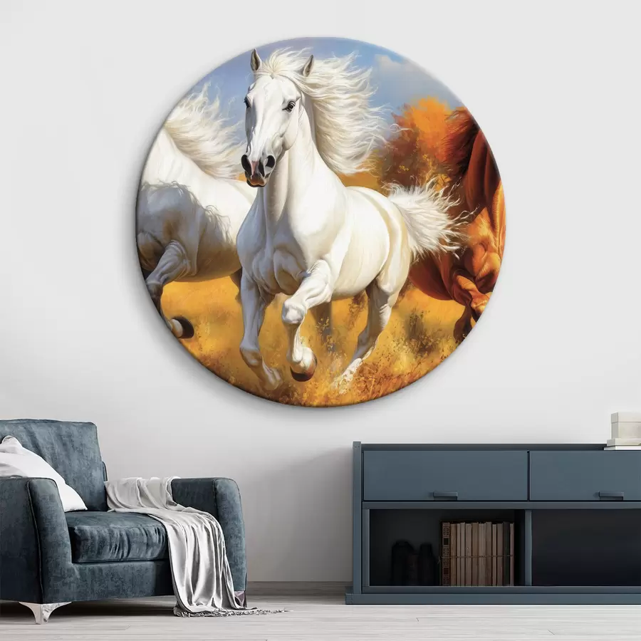 murales de pared Hermosos caballos r42335