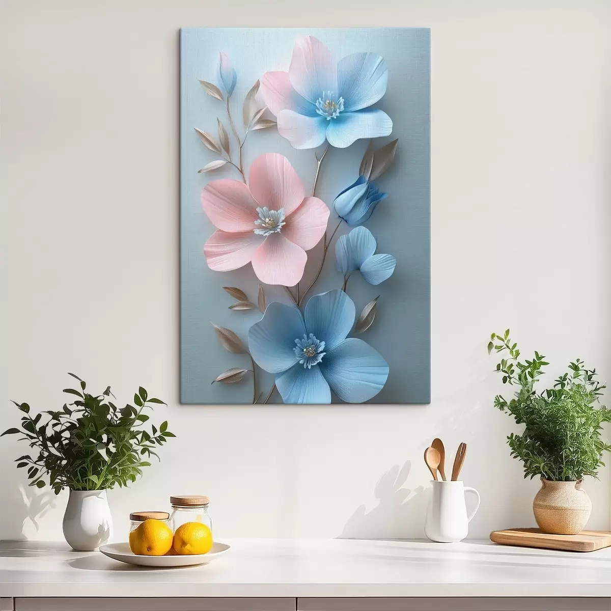 murales de pared Delicados ramos de flores s42177