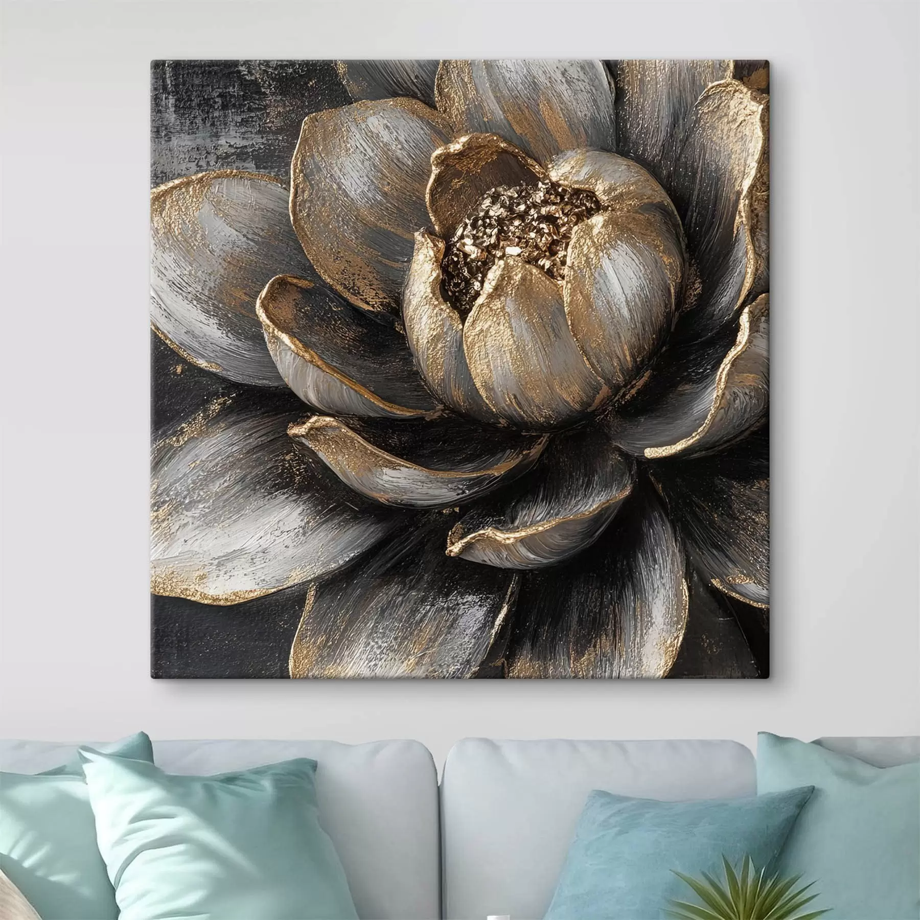 murales de pared Gran flor preciosa s42182