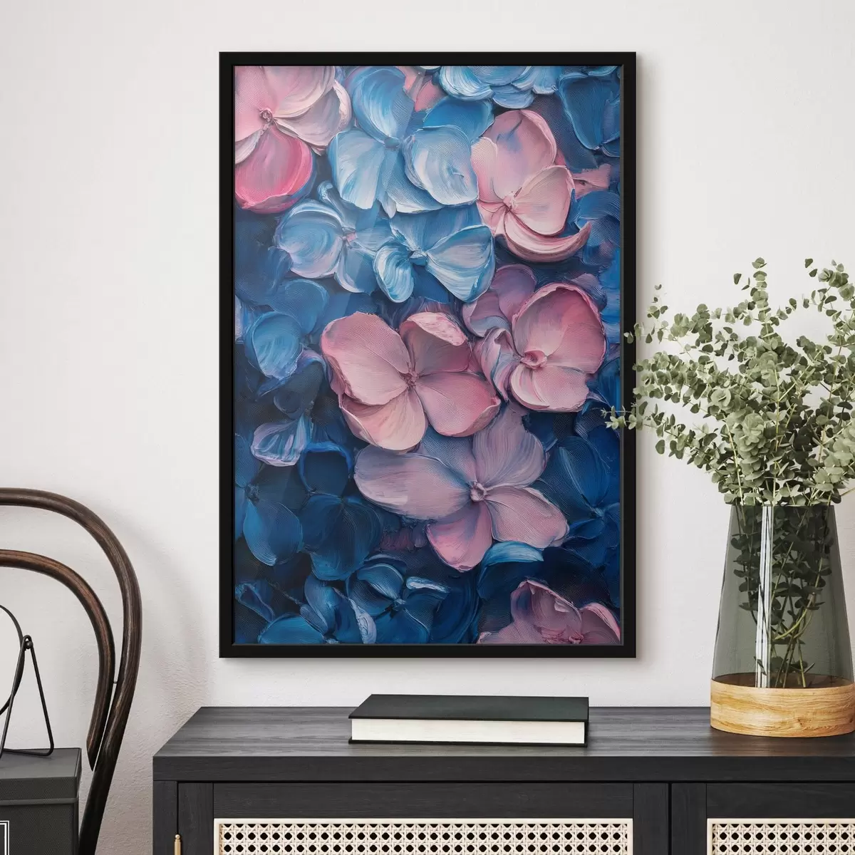 Poster Flores, modelado de imitación f42180