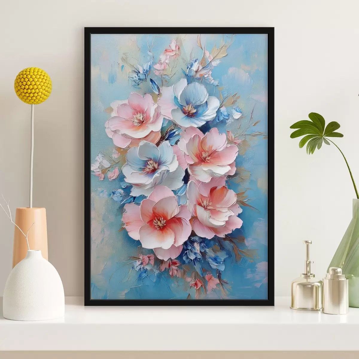 Poster Pintura, imitación de colores volumétricos f42181