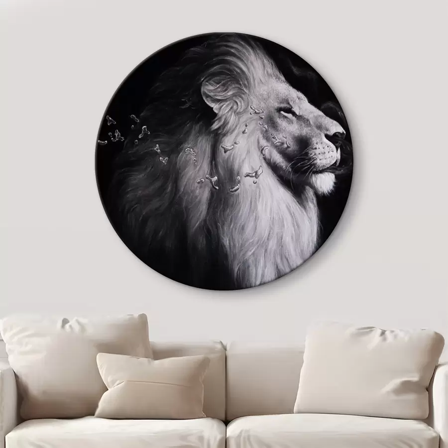 murales de pared Ojo, barco y cabra r03998