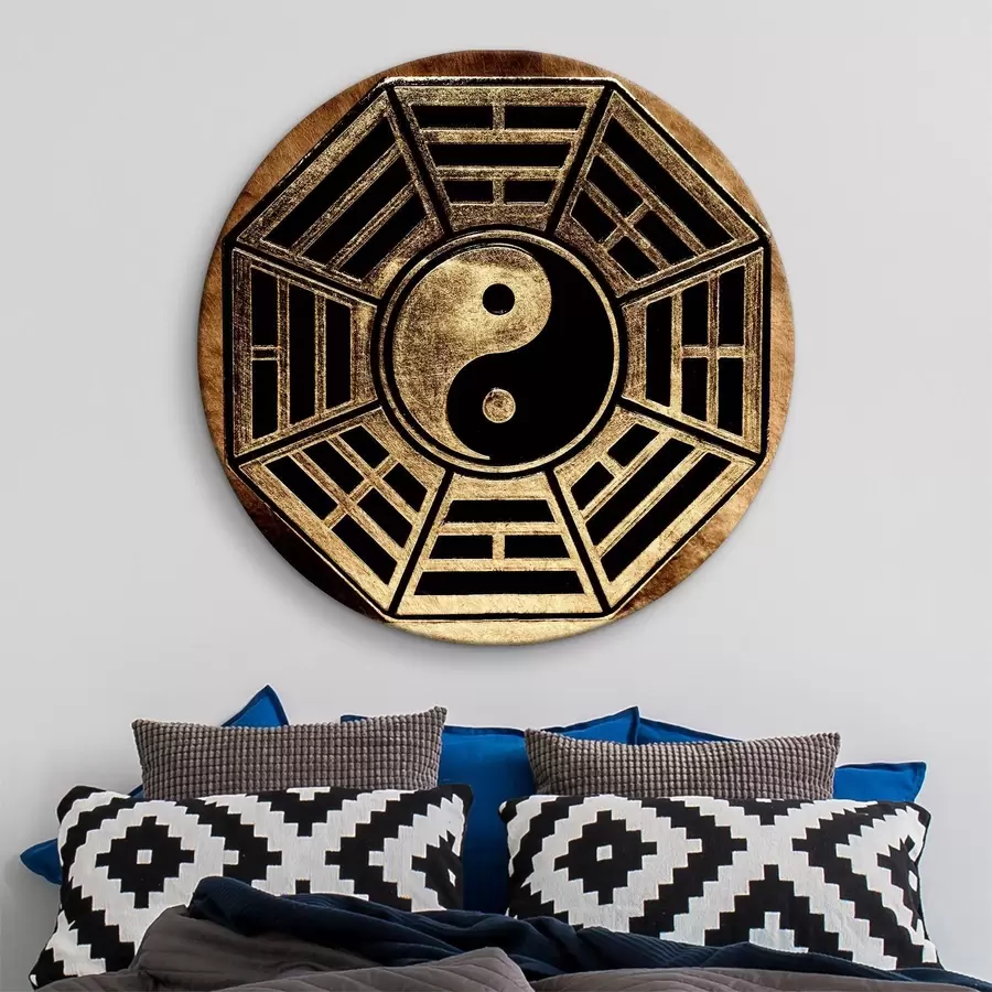 murales de pared Fuente, simetría y patrón r04283