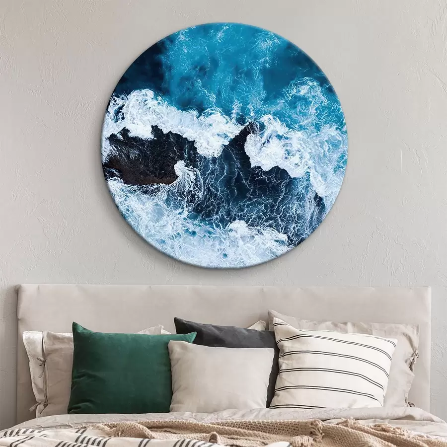 murales de pared Agua, azul y rectángulo r21429