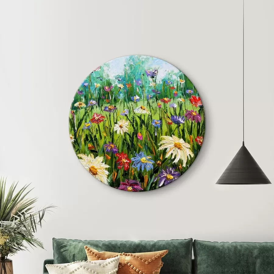 murales de pared Una comunidad de flores, plantas y vegetales r29766