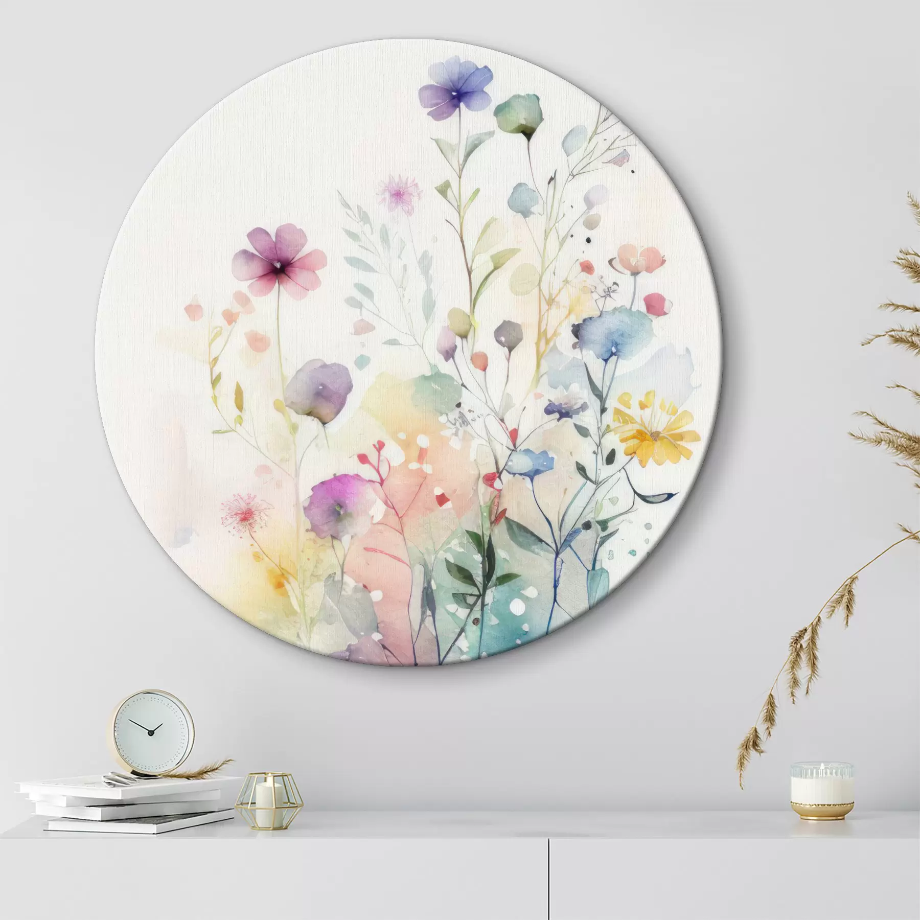 murales de pared Flores de acuarela r31227