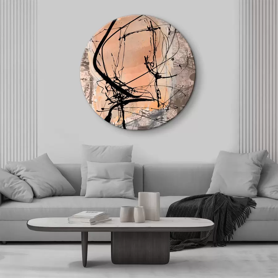 murales de pared Abstracción, manchas de pintura r32424