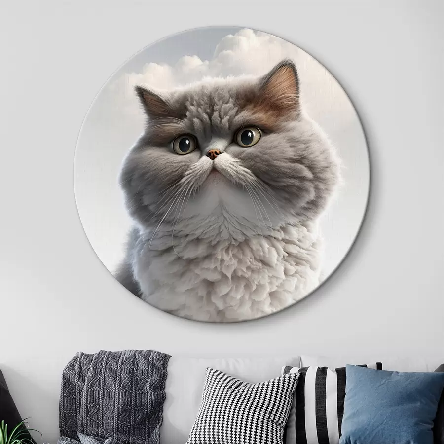 murales de pared Gato esponjoso r32796