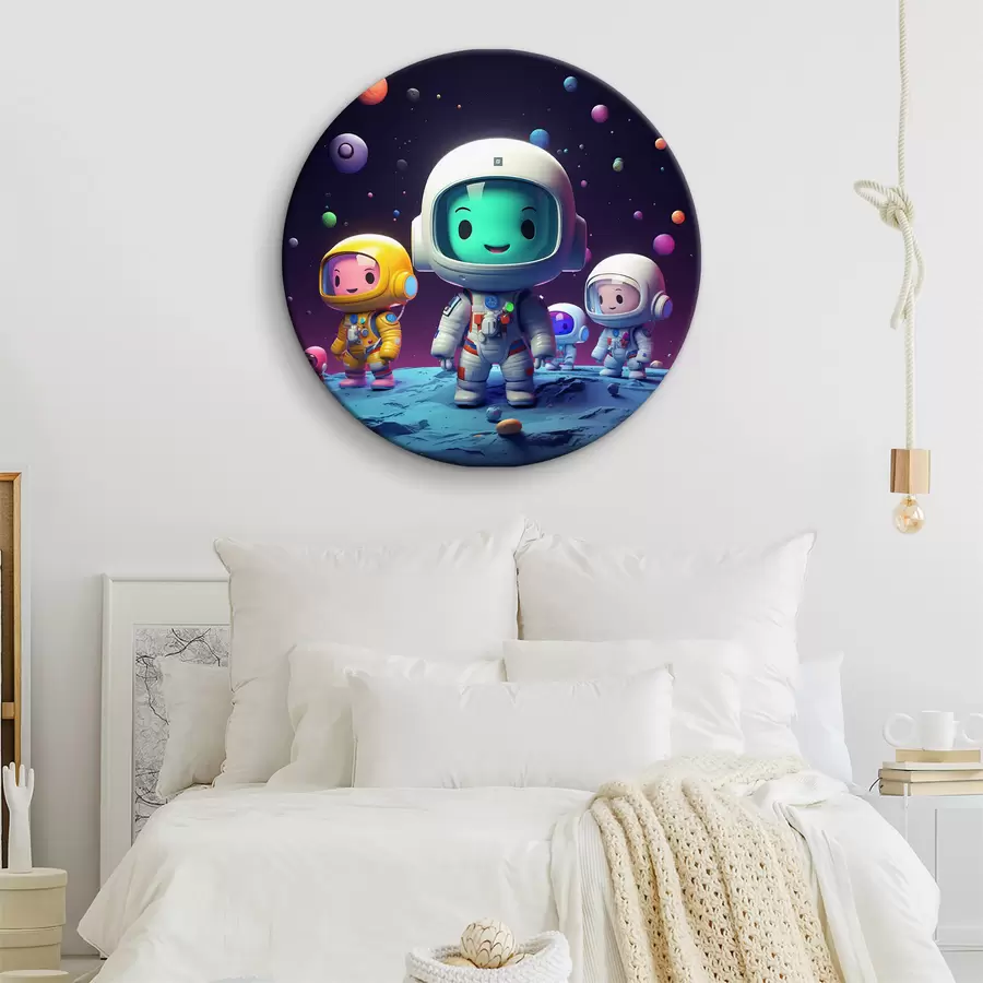 murales de pared Primeros pasos en un planeta desconocido r32853