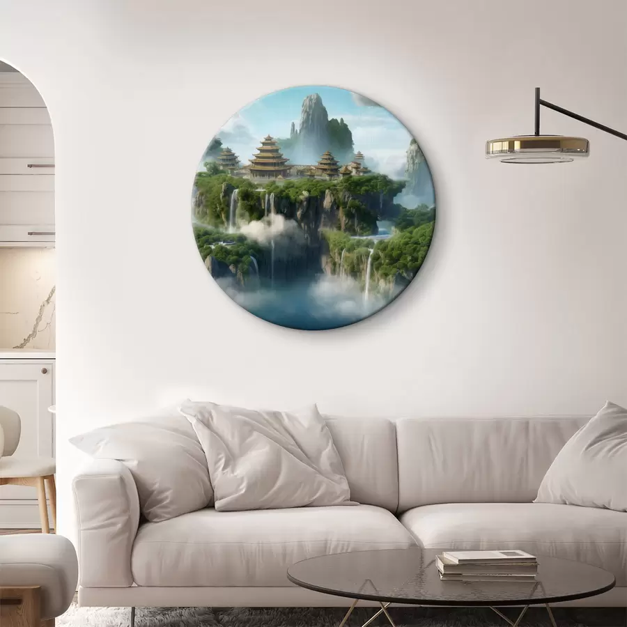 murales de pared Una insólita isla en las nubes r33543