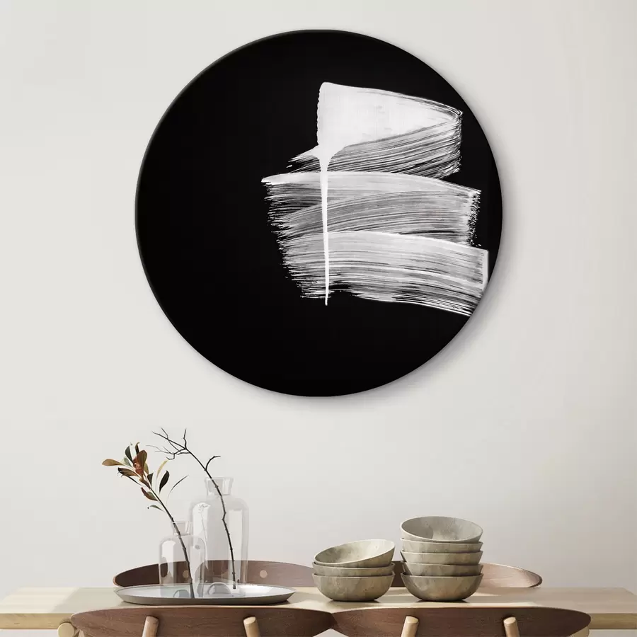 murales de pared Abstracción pintada al óleo r33755