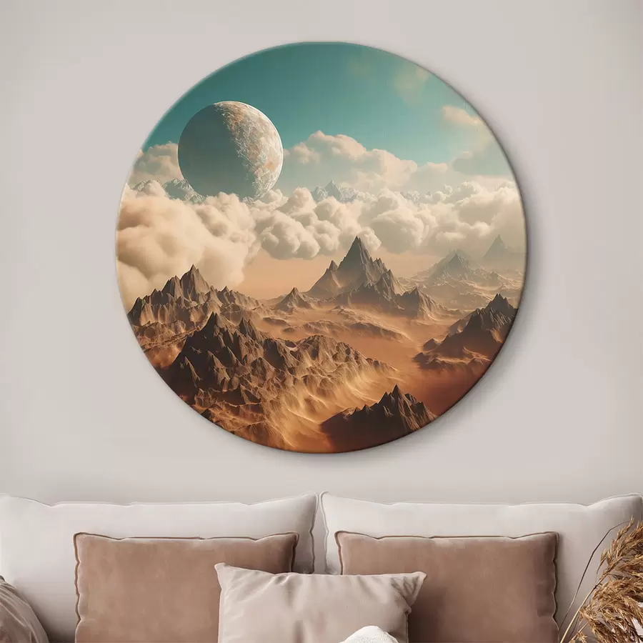 murales de pared Montañas en las nubes r33914