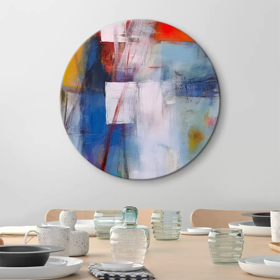 murales de pared textura trazos sobre lienzo r34180