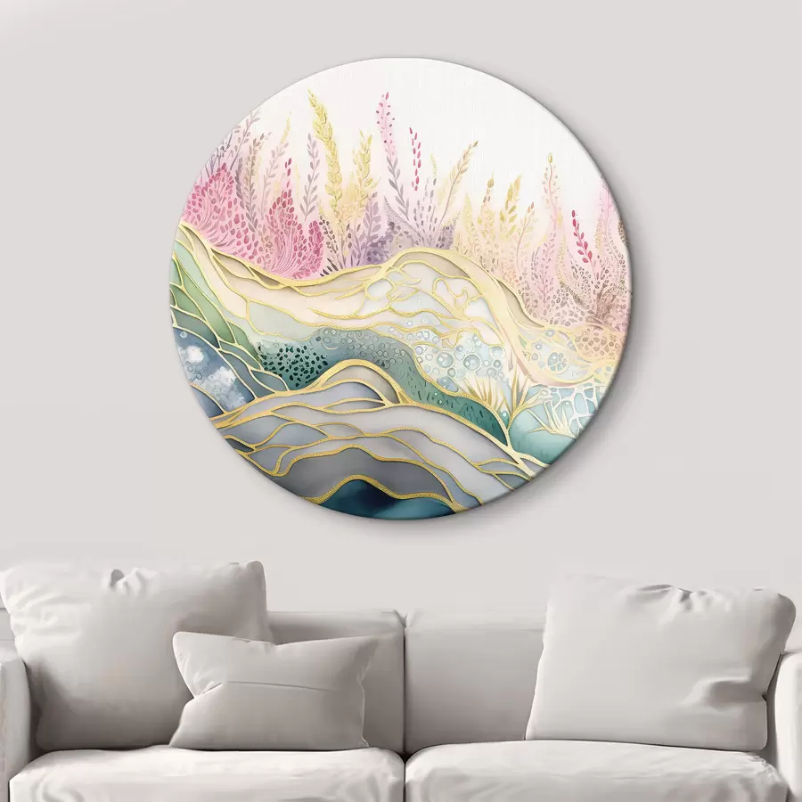 murales de pared Plantas y abstracción r34426