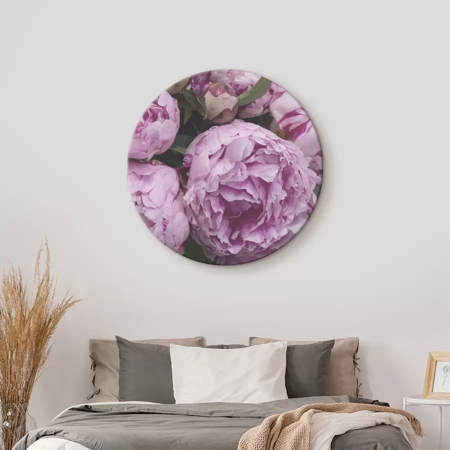 murales de pared peonías moradas r35250