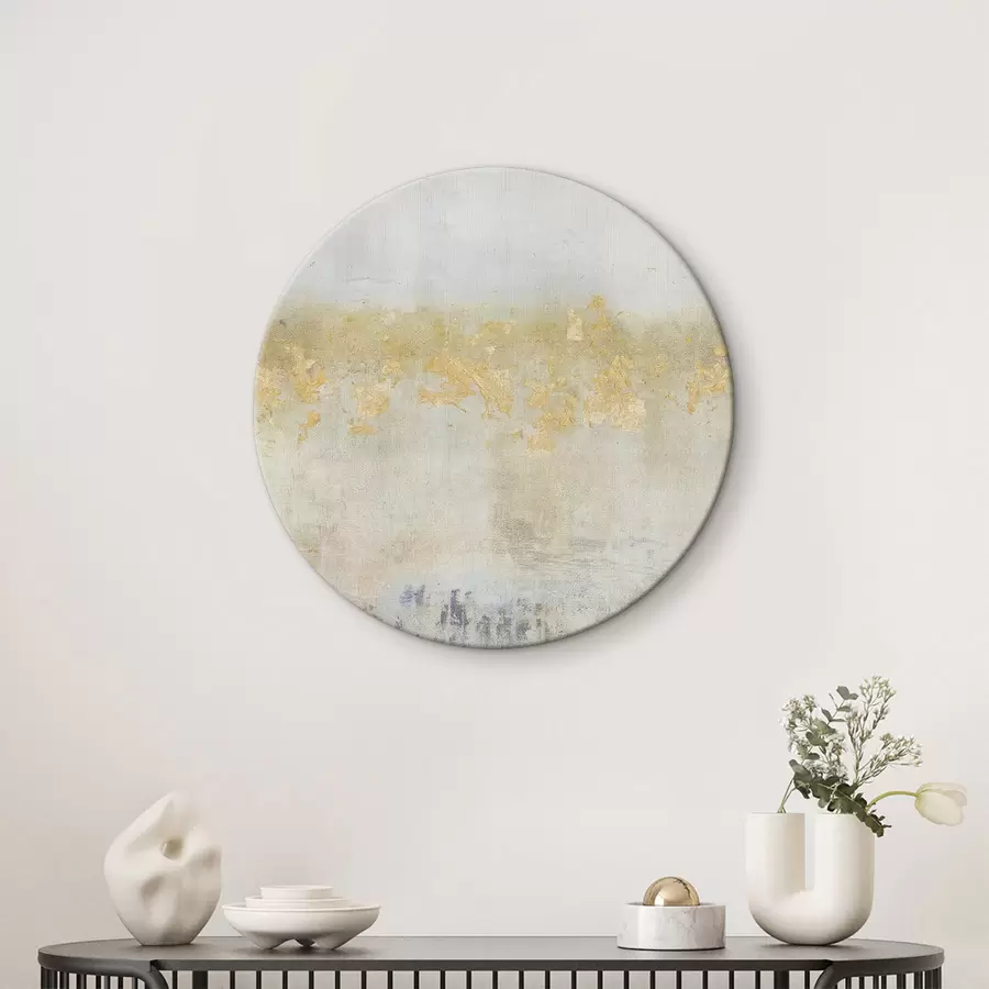 murales de pared Muro de hormigón con oro r35841