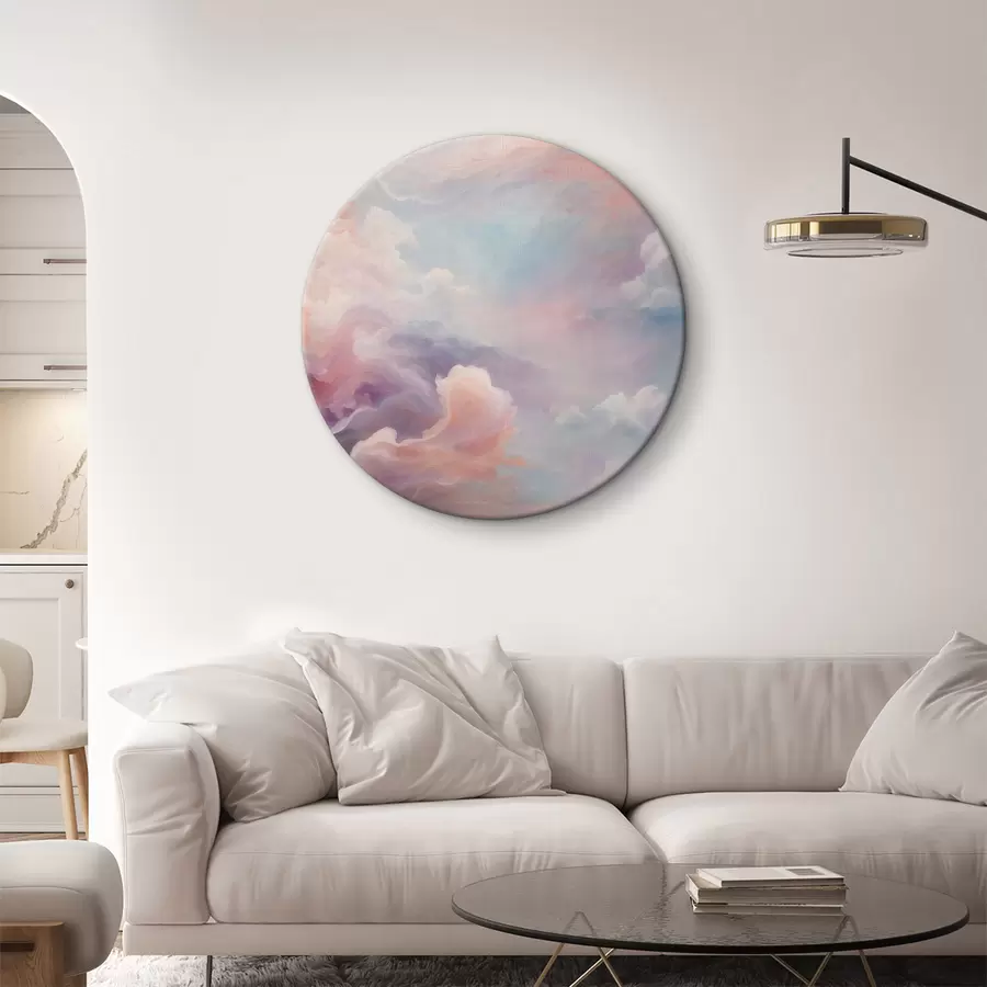 murales de pared Nubes multicolores abstractas r36225