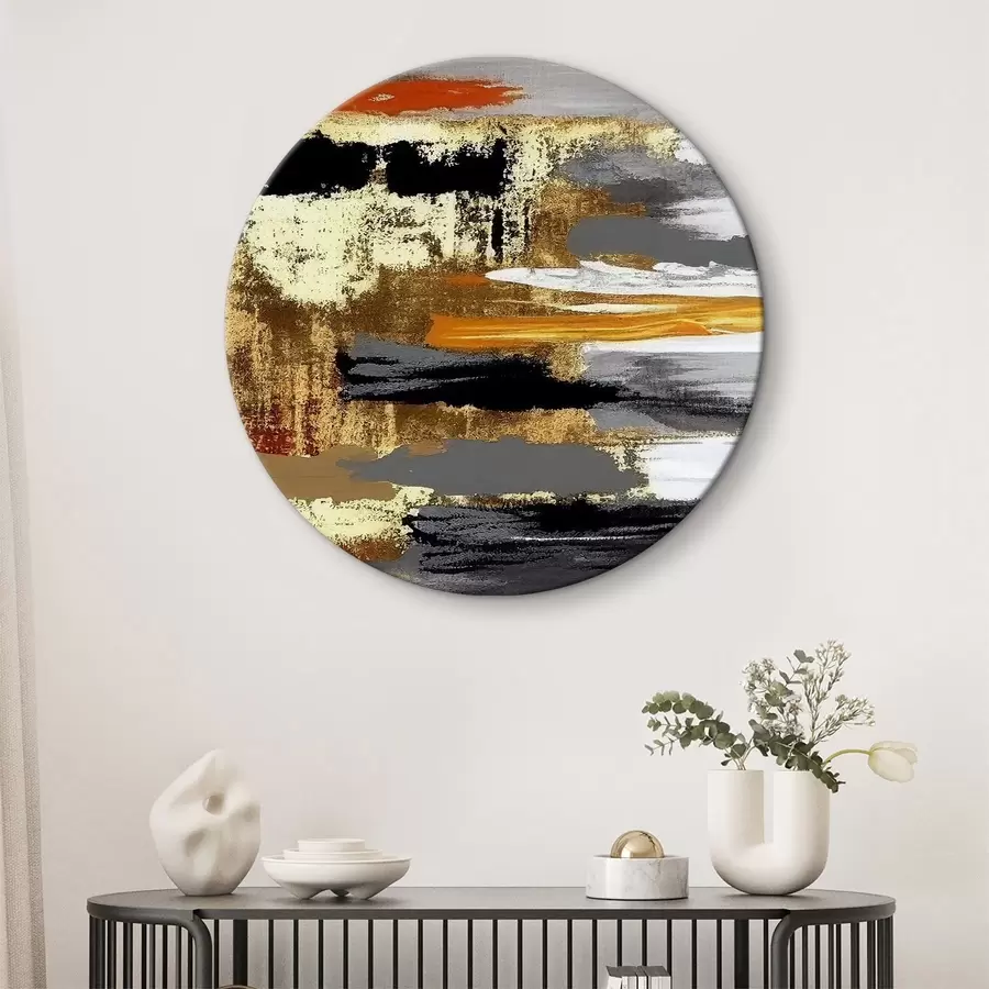 murales de pared Textura dorada abstracta r36284