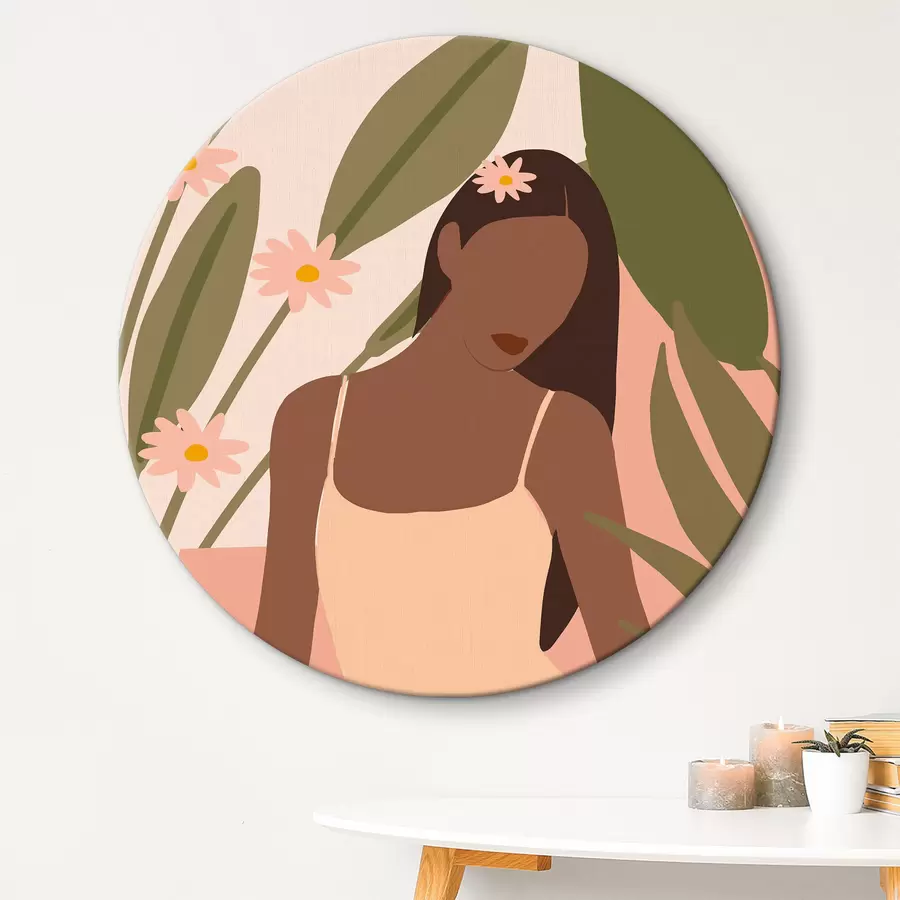 murales de pared Paz soleada en el abrazo de la naturaleza r36398