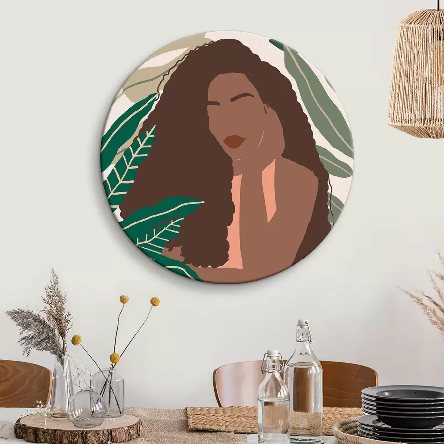 murales de pared Rodeado de apacible vegetación tropical r36400