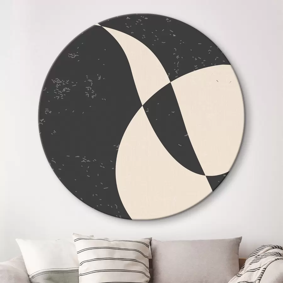 murales de pared La geometría lineal abstracta es una nueva tendencia r36414