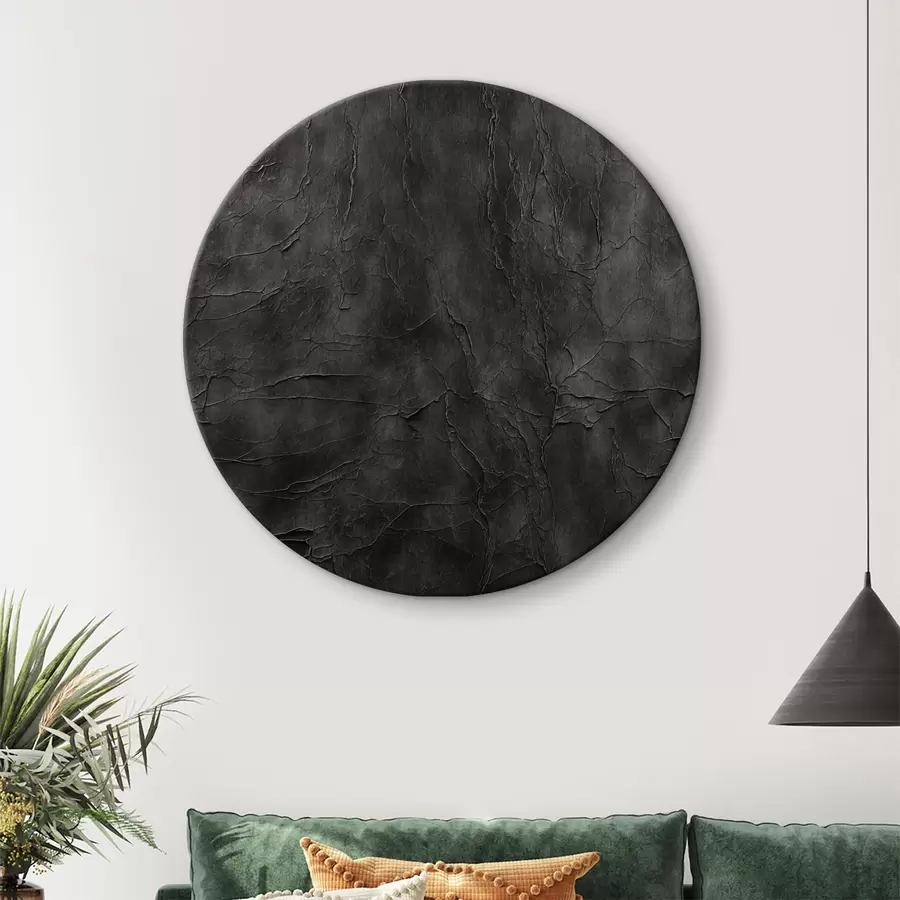 murales de pared Primer plano de una superficie rocosa de textura oscura r36439