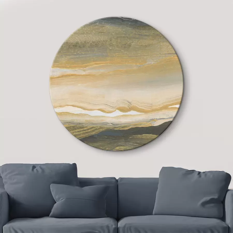 murales de pared Ondas con textura en un paisaje abstracto r36574