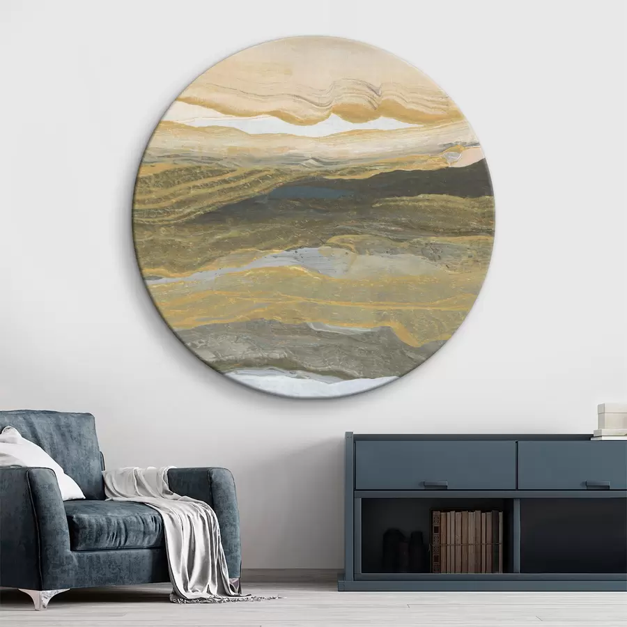 murales de pared Tonos terrosos en armonía de capas r36668