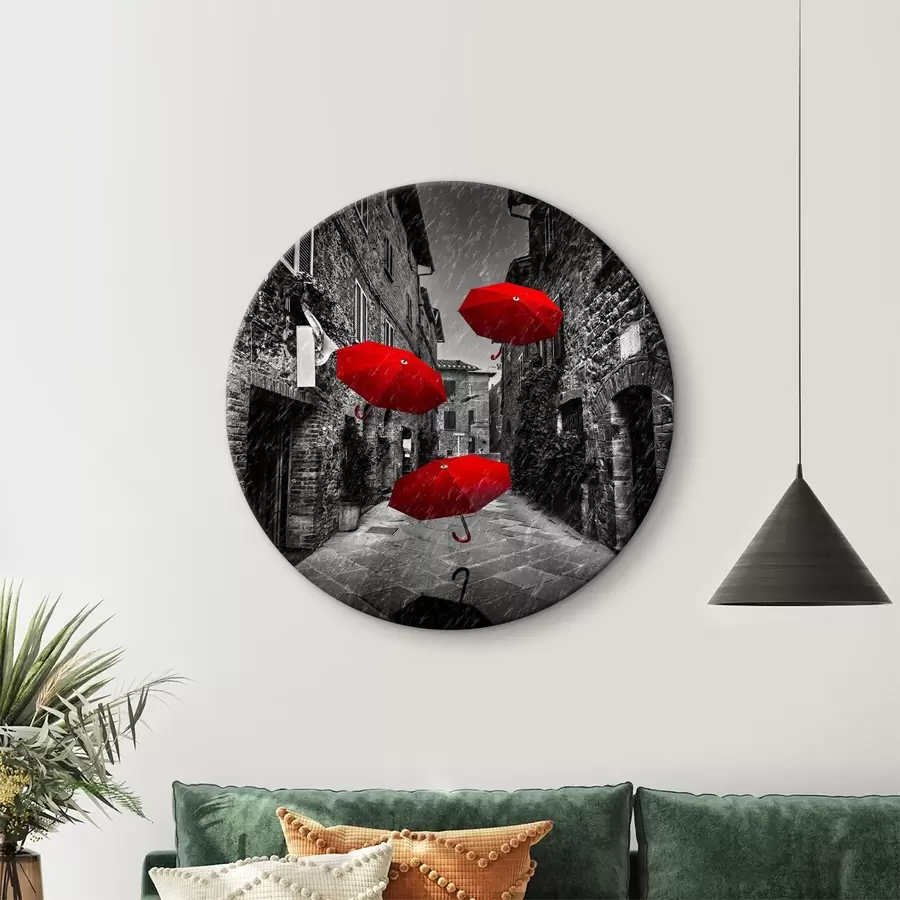 murales de pared Paraguas rojos r36707