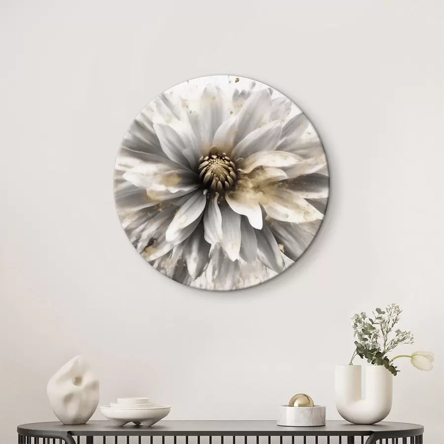murales de pared Una maravillosa flor blanca r36801