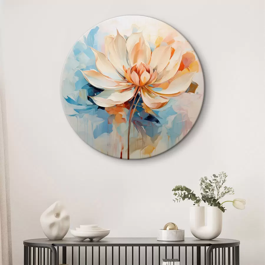 murales de pared Colores florecientes en elegante armonía r36805