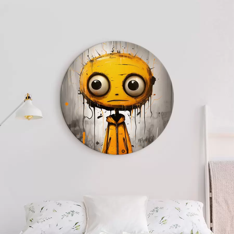 murales de pared Personaje de dibujos animados con ojos grandes r37253