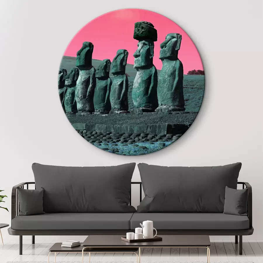 murales de pared Estatuas antiguas bajo un cielo surrealista r37288