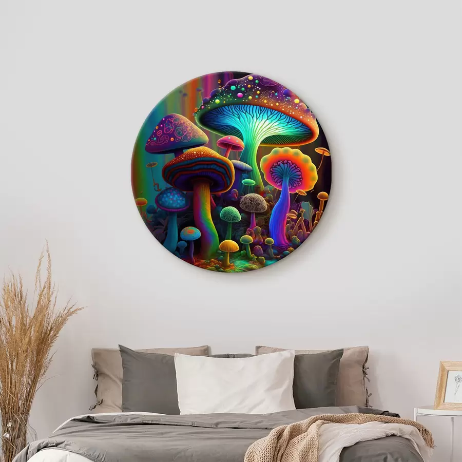 murales de pared Setas de colores r37291