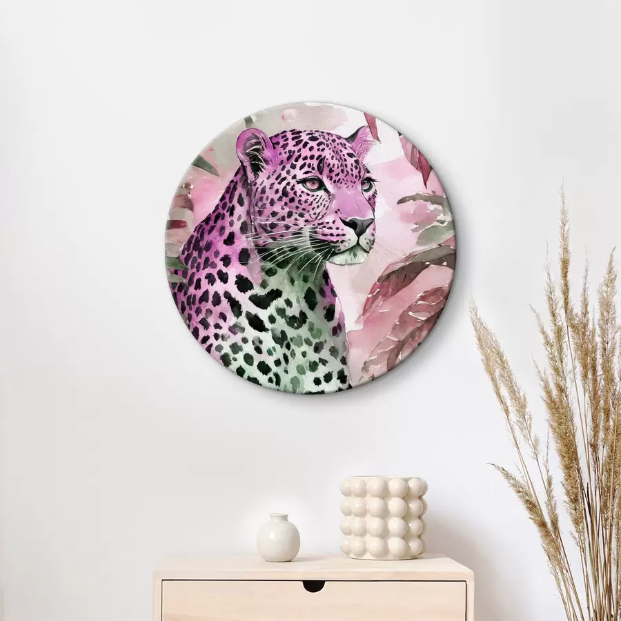 murales de pared Acuarela de un leopardo r37341v2