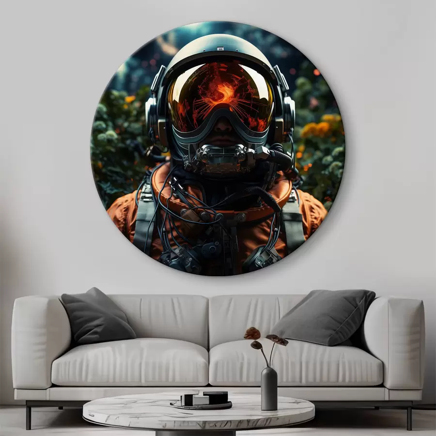 murales de pared Un viaje místico a las costas rojas del extranjero r37391