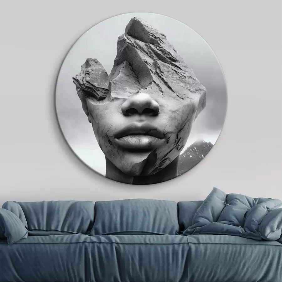 murales de pared Cara abstracta r37461