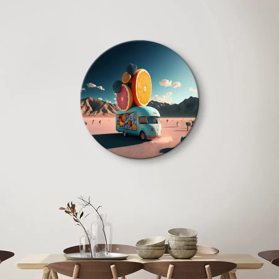 murales de pared Autobús de la fruta r37473